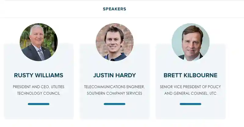 Industry speakers at Connect America