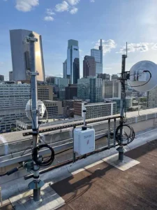 newly installed GPS / GNSS equipment